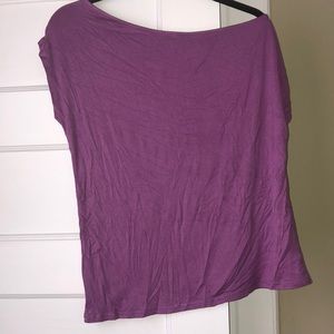 Tobi Purple Off-the-shoulder Top
